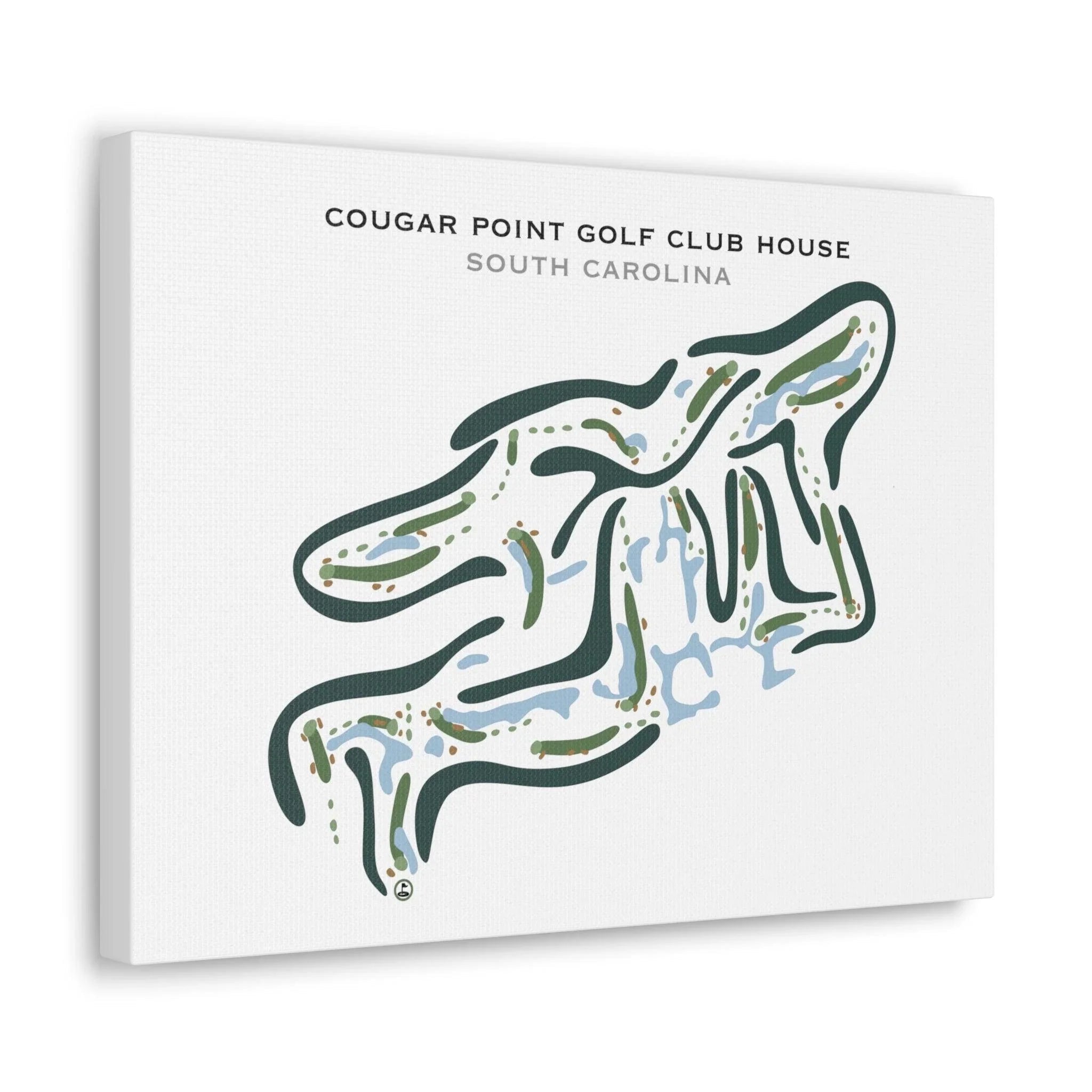 Cougar Point Golf Club House, South Carolina - Printed Golf Courses