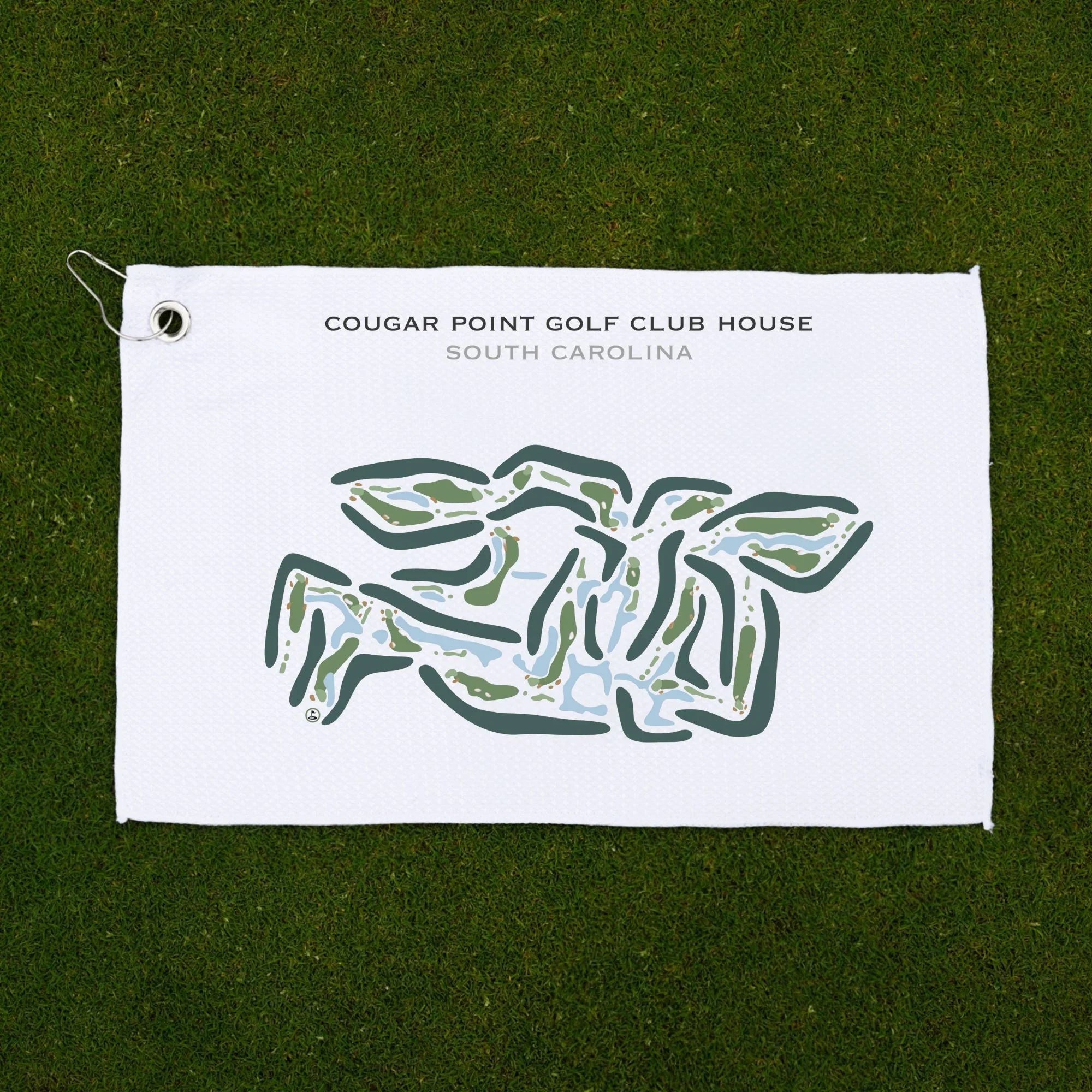 Cougar Point Golf Club House, South Carolina - Printed Golf Courses