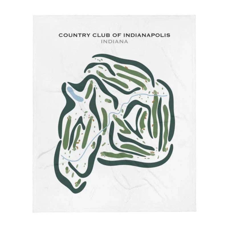 Country Club of Indianapolis, Indiana - Printed Golf Courses