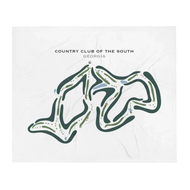 Country Club of the South, Georgia - Printed Golf Courses
