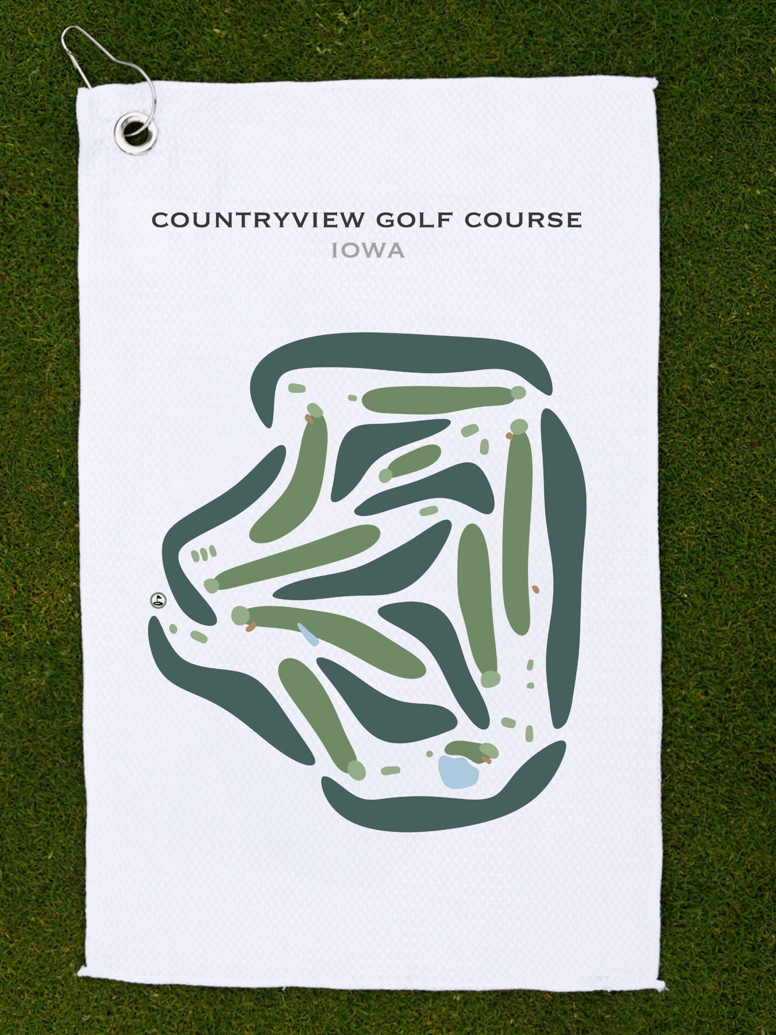 CountryView Golf Course, Iowa - Printed Golf Courses