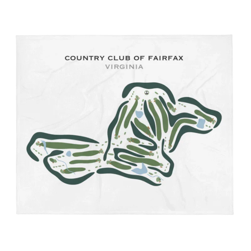 Country Club of Fairfax, Virginia - Printed Golf Courses