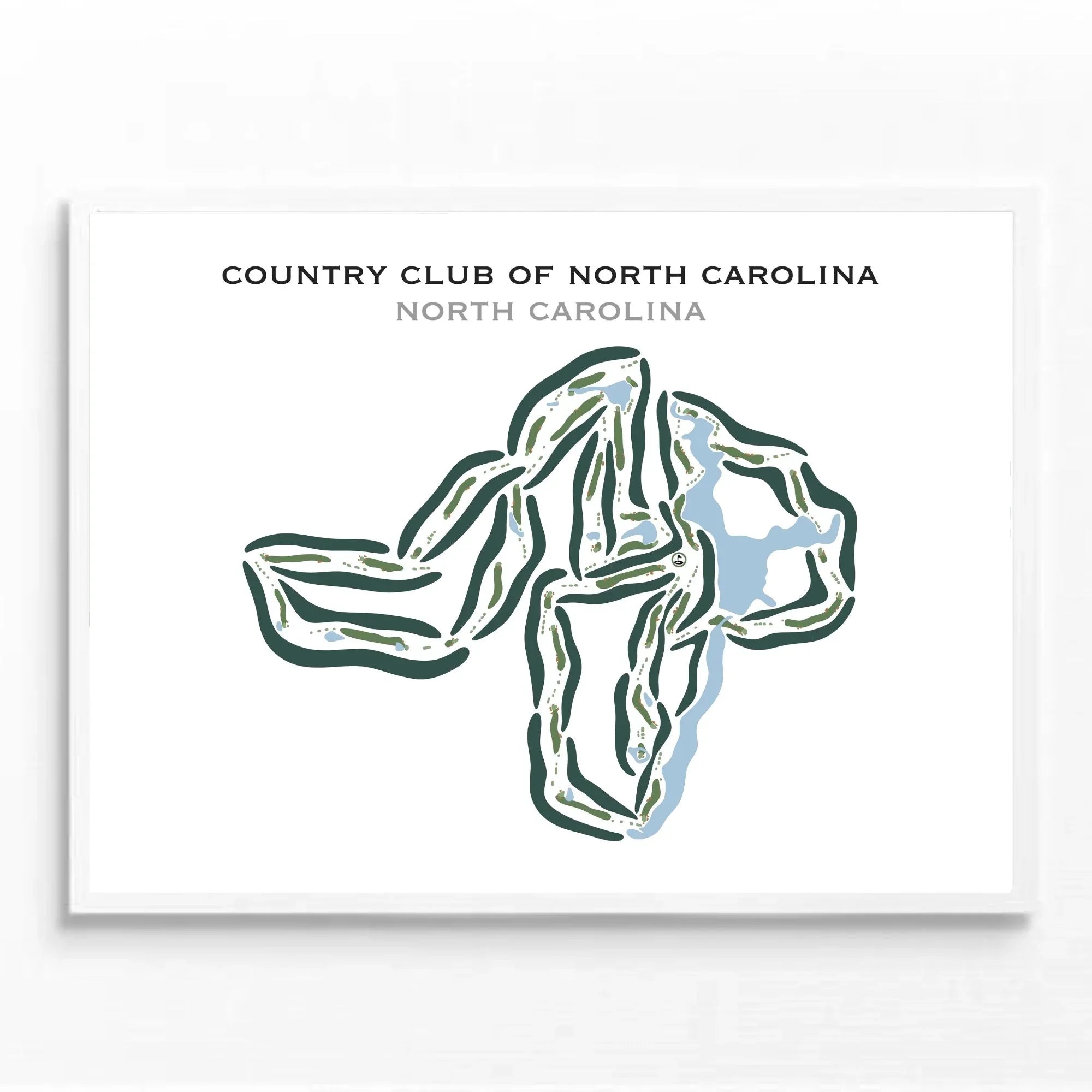 Country Club of North Carolina, North Carolina - Printed Golf Courses