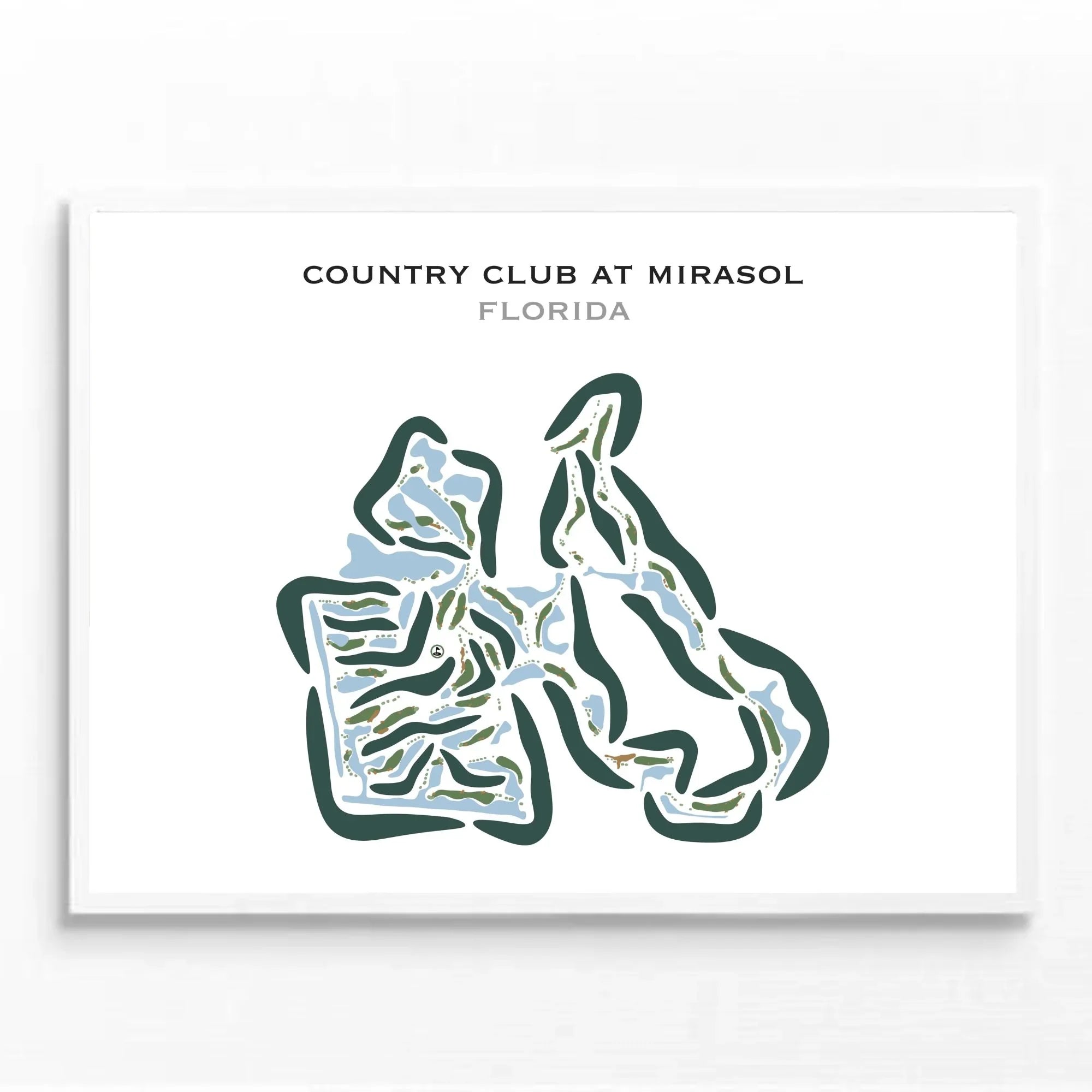 The Country Club at Mirasol, Florida - Printed Golf Courses