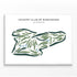 Country Club of Birmingham, Alabama - Printed Golf Course