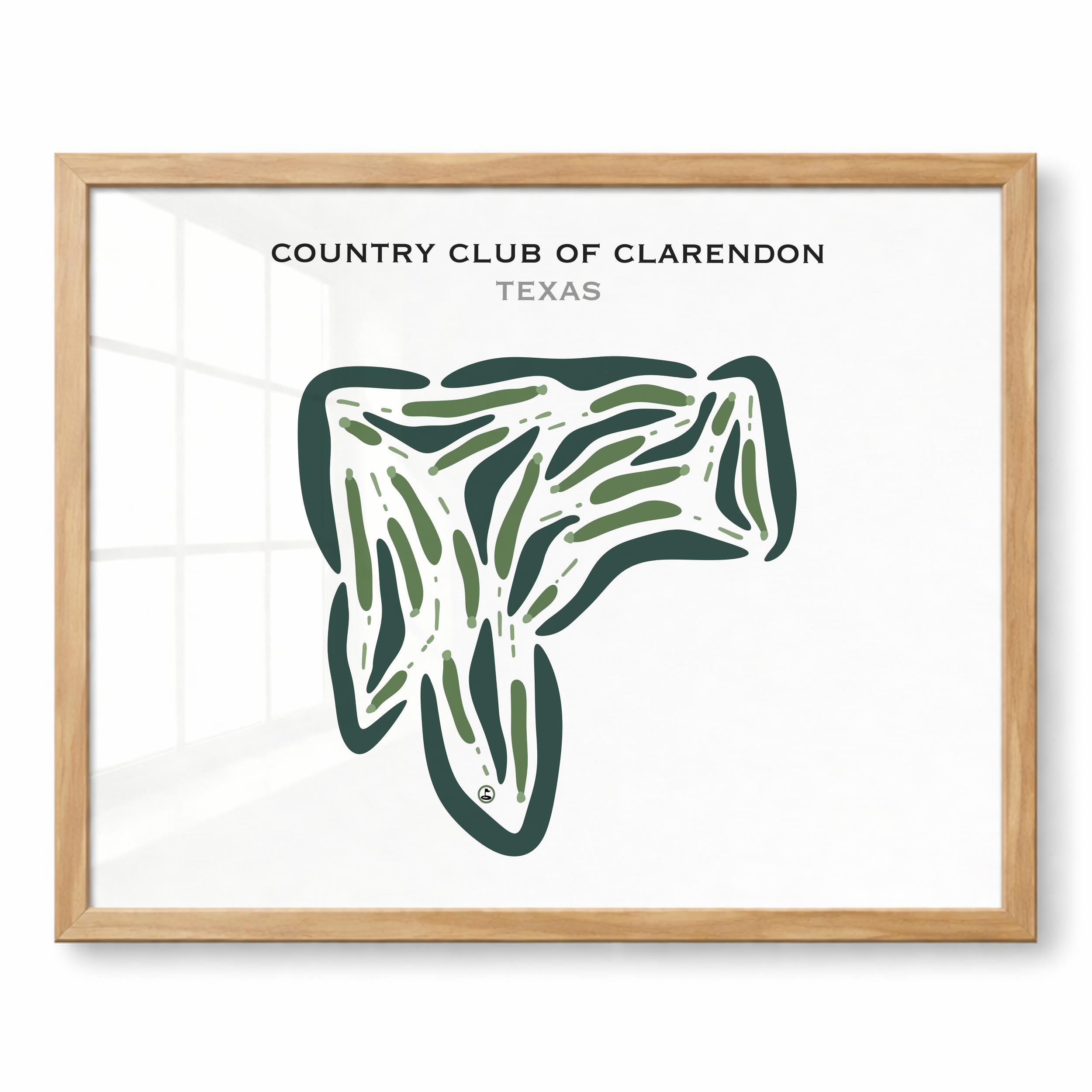 Country Club of Clarendon, Texas - Printed Golf Courses