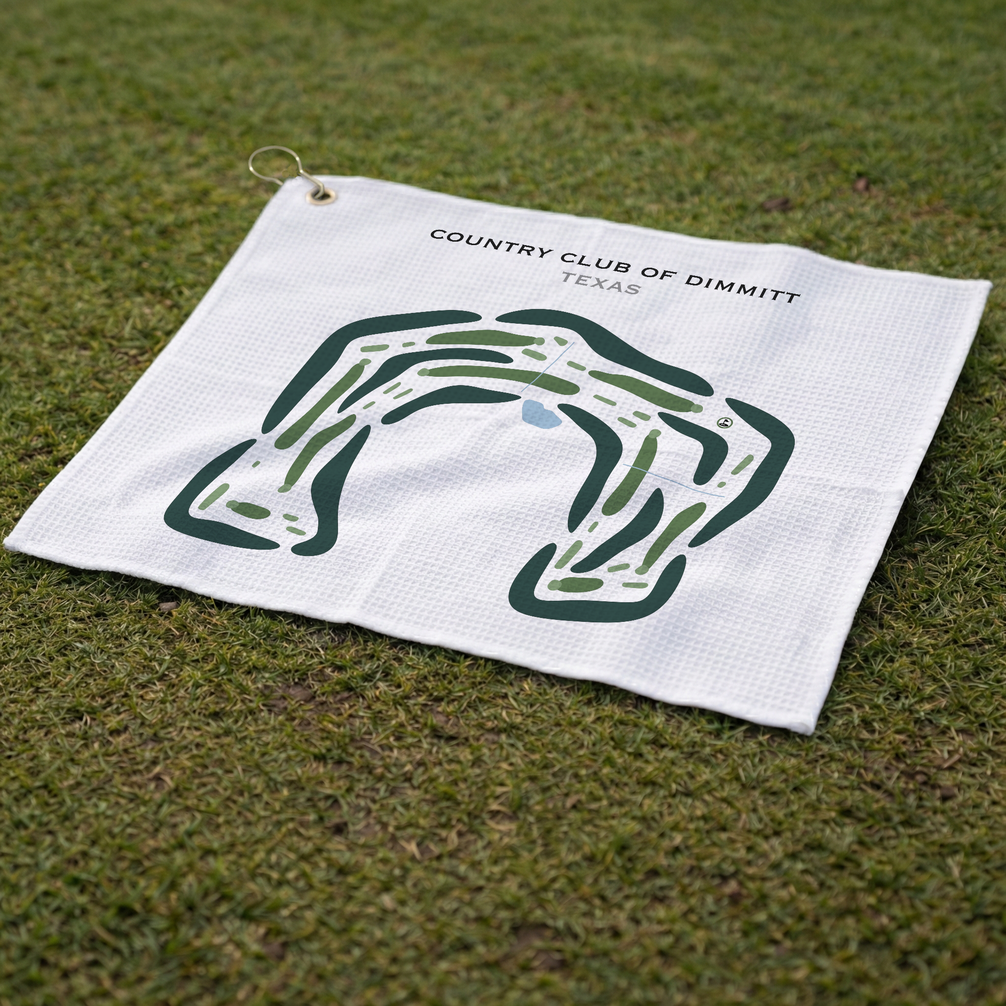 Country Club of Dimmitt, Texas - Printed Golf Courses