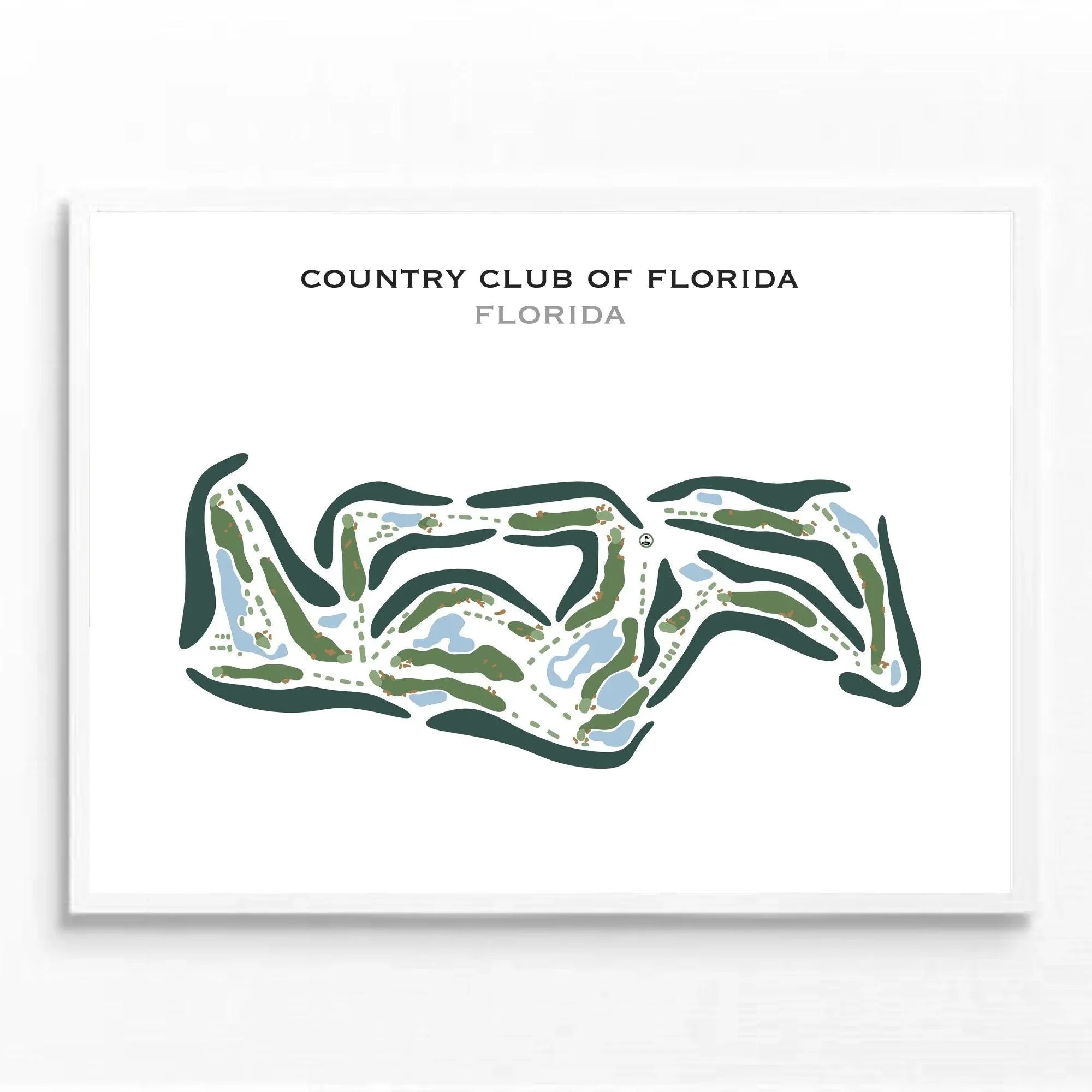 Country Club of Florida, Florida - Printed Golf Course