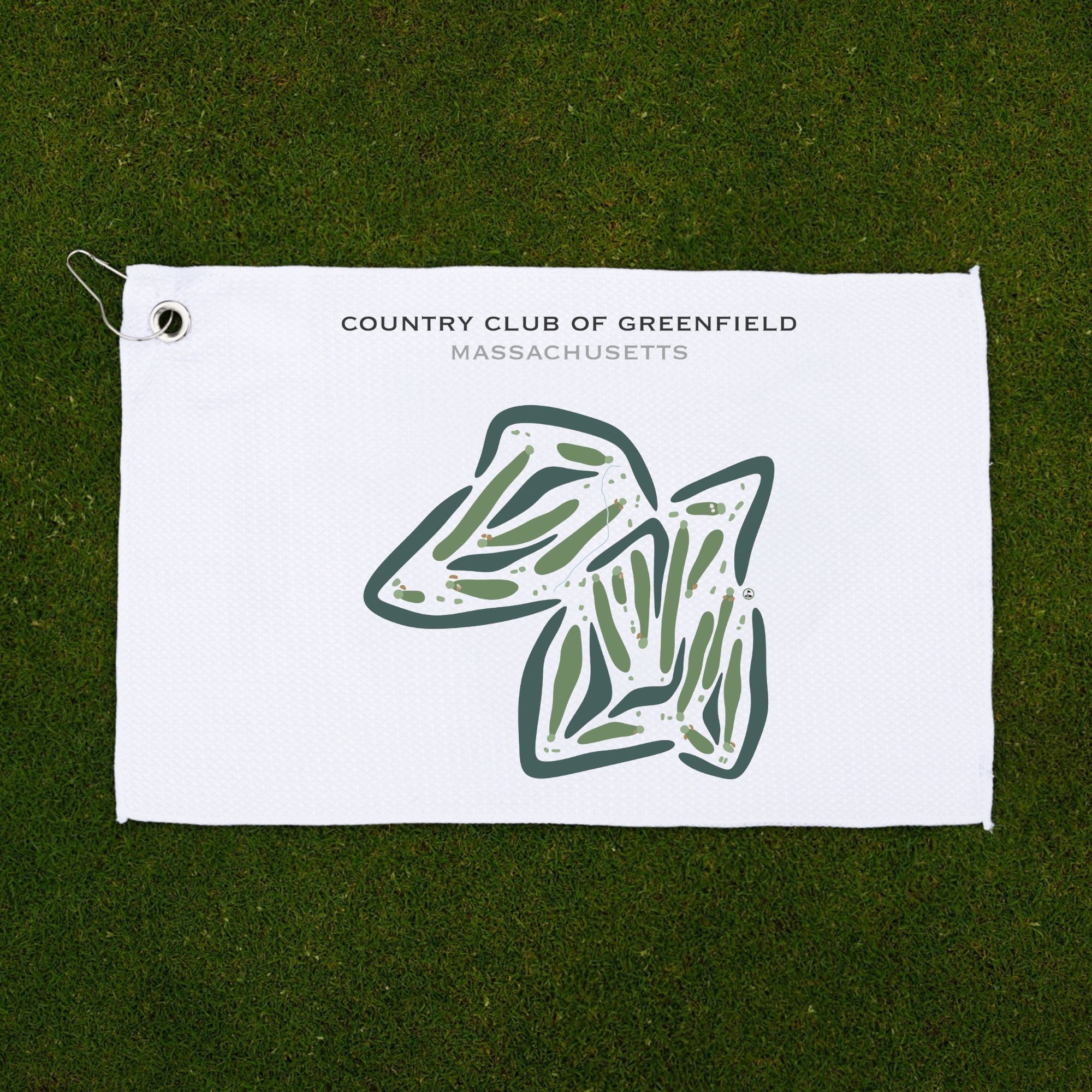 Country Club of Greenfield, Massachusetts - Printed Golf Courses