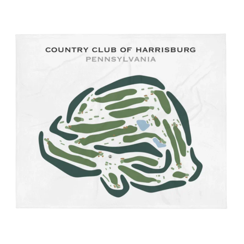 Country Club of Harrisburg, Pennsylvania - Printed Golf Courses