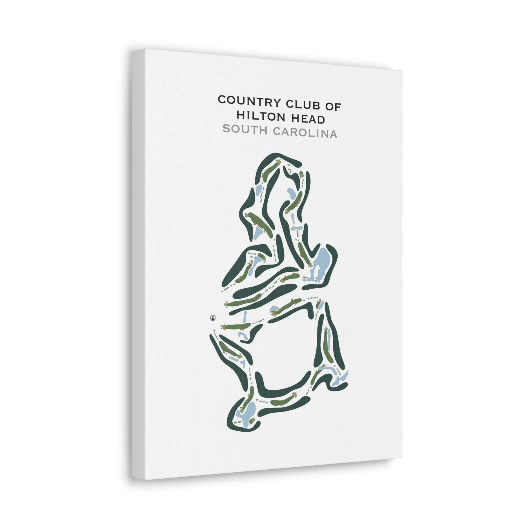 Country Club of Hilton Head, South Carolina - Printed Golf Course