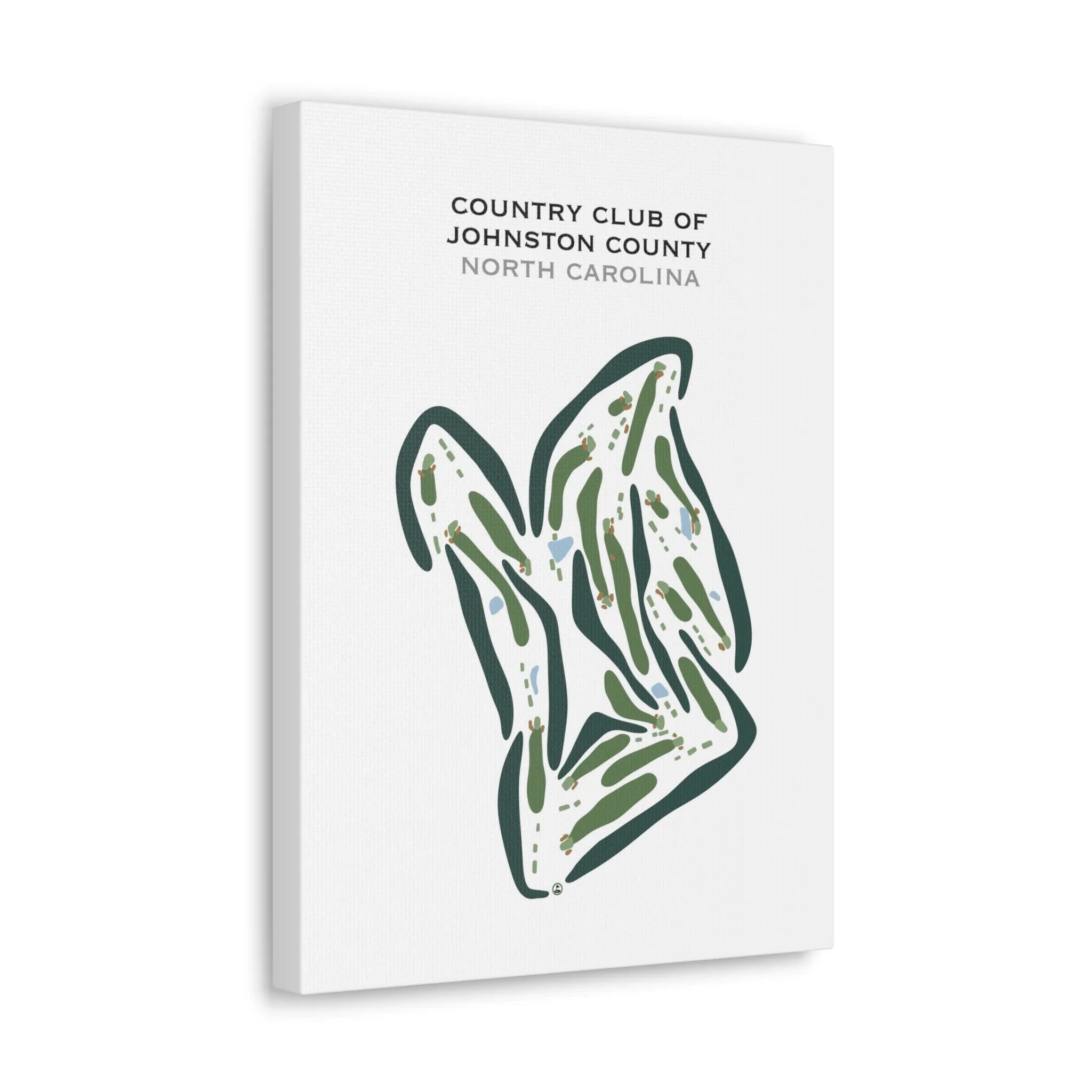 Country Club of Johnston County, North Carolina - Printed Golf Courses