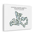 Country Club of Landfall, Nicklaus Course, North Carolina - Printed Golf Course