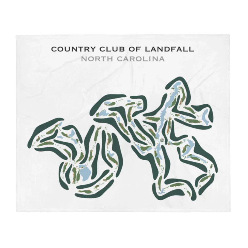 Country Club of Landfall, North Carolina - Printed Golf Courses