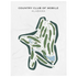 Country Club of Mobile, Alabama - Printed Golf Courses
