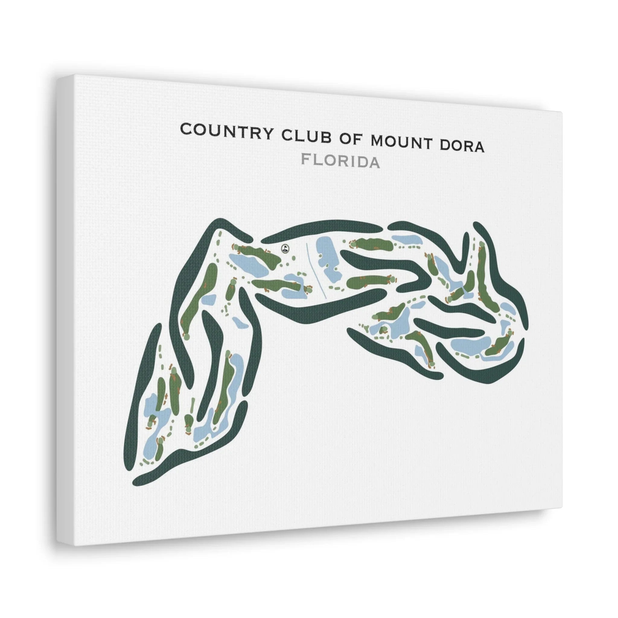 Country Club of Mount Dora, Florida - Printed Golf Courses