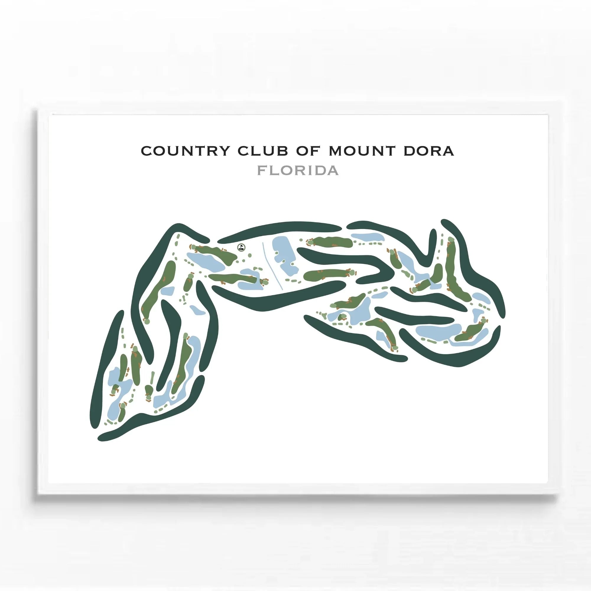 Country Club of Mount Dora, Florida - Printed Golf Courses