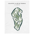 Country Club of Peoria, Illinois - Printed Golf Courses