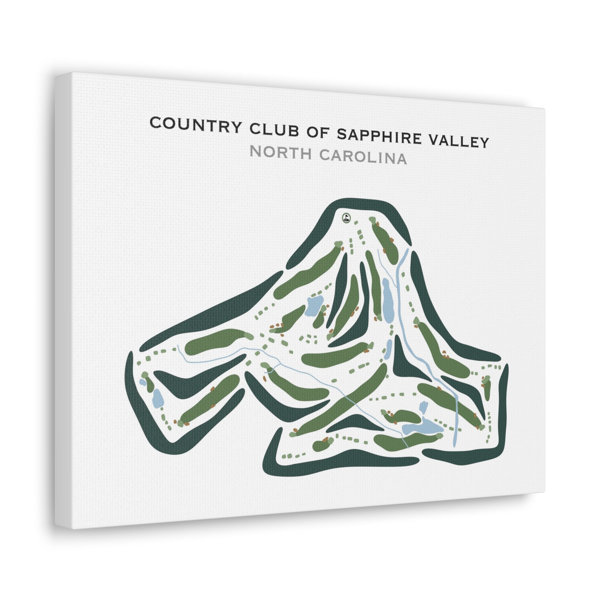 Country Club of Sapphire Valley, North Carolina - Printed Golf Courses