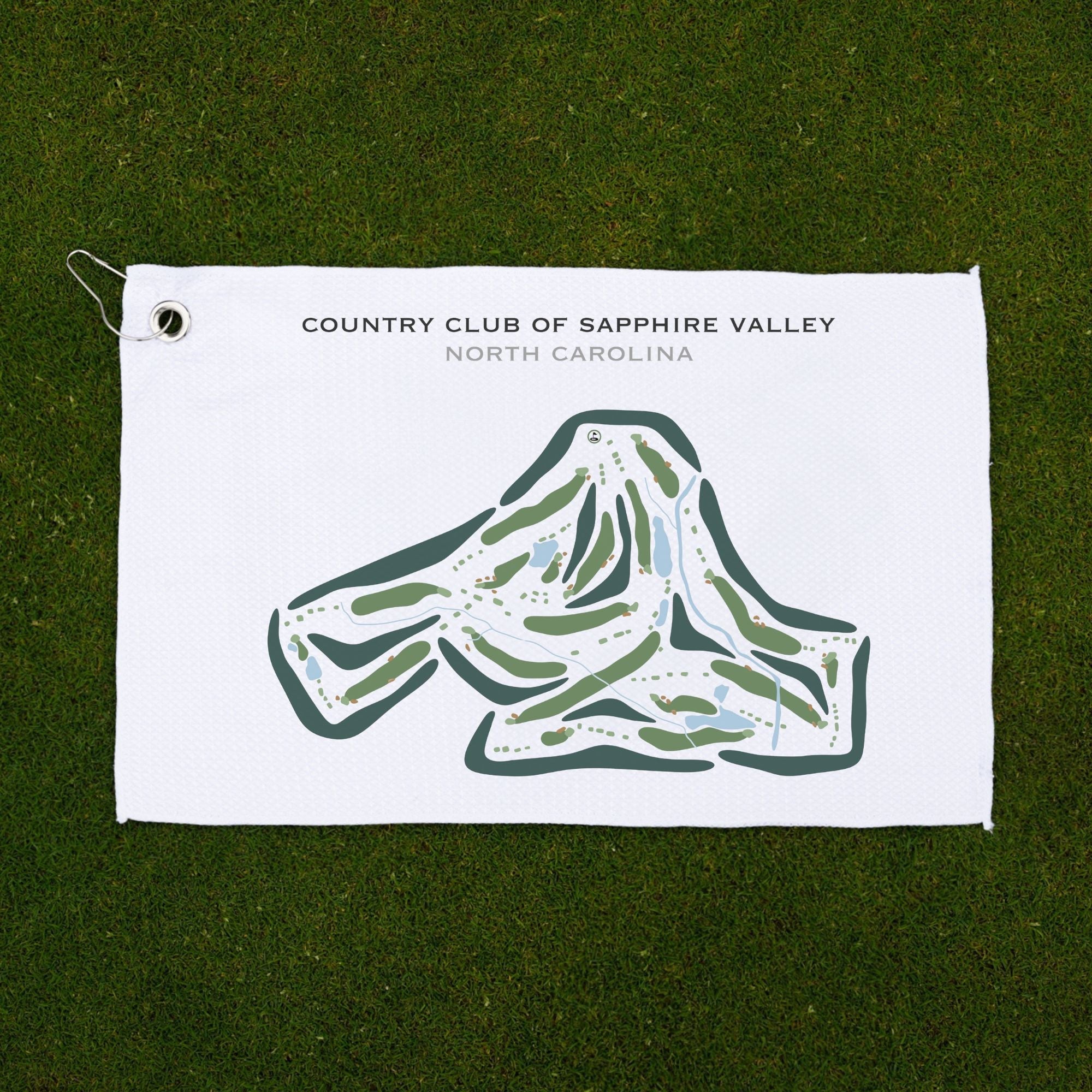 Country Club of Sapphire Valley, North Carolina - Printed Golf Courses