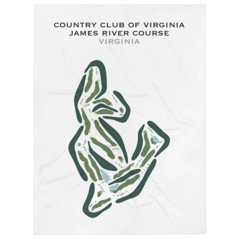 Country Club of Virginia - James River, Virginia - Printed Golf Courses