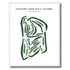 Country Oaks Golf Course, Georgia - Printed Golf Courses