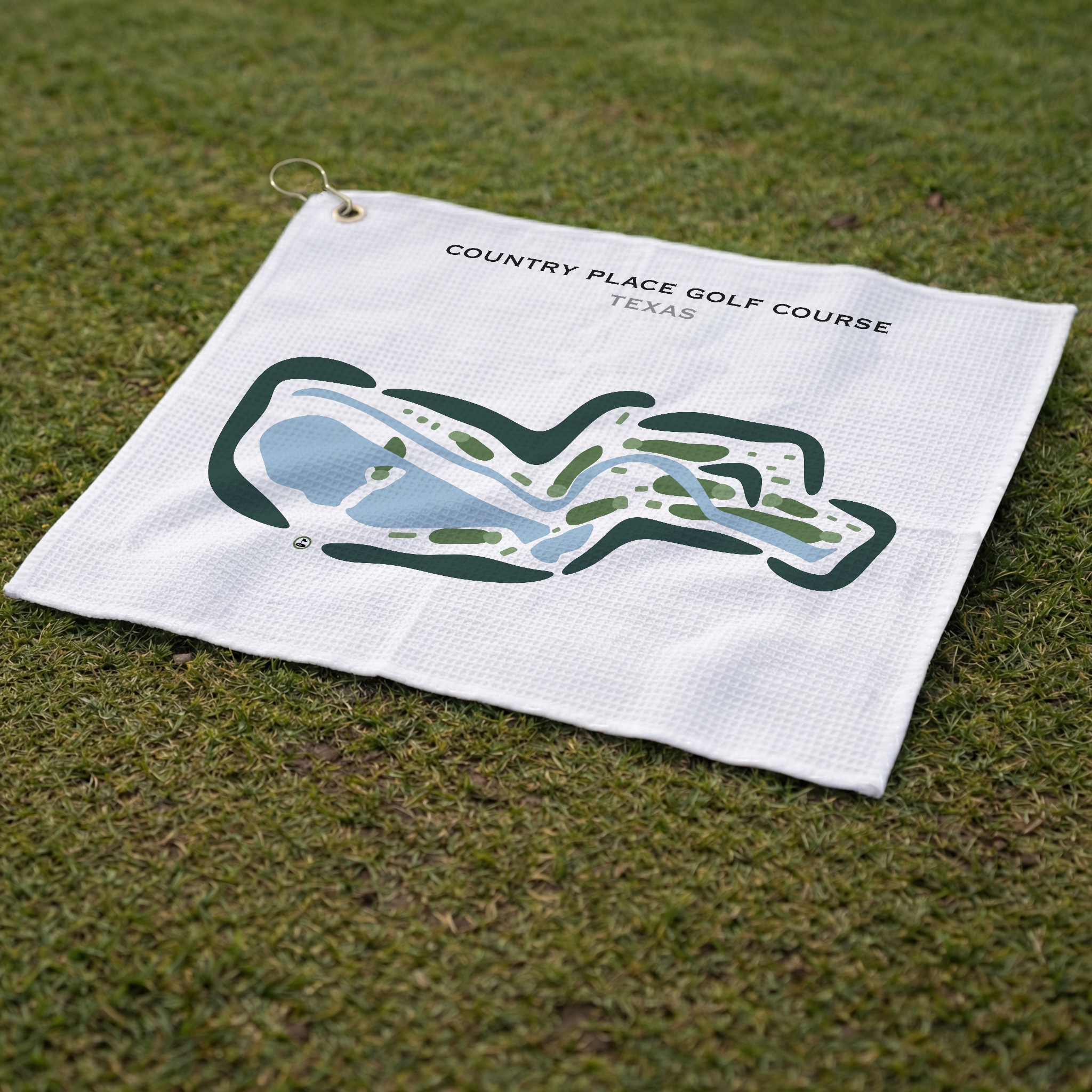 Country Place Golf Course, Texas - Printed Golf Courses