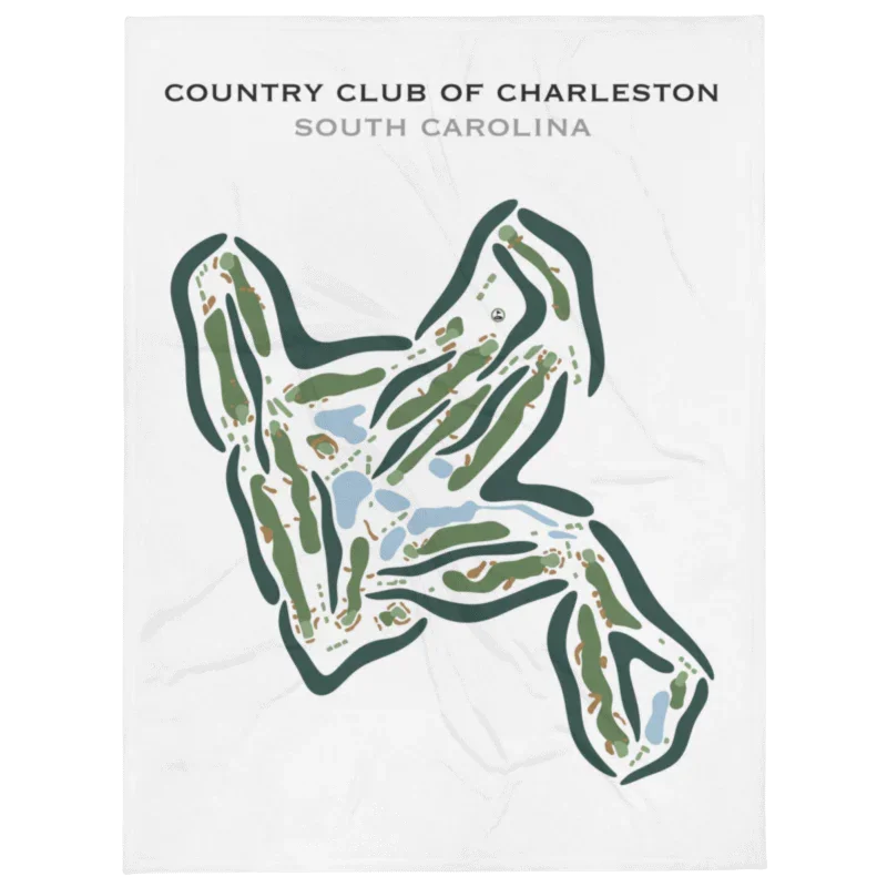 Country Club of Charleston, South Carolina - Printed Golf Courses