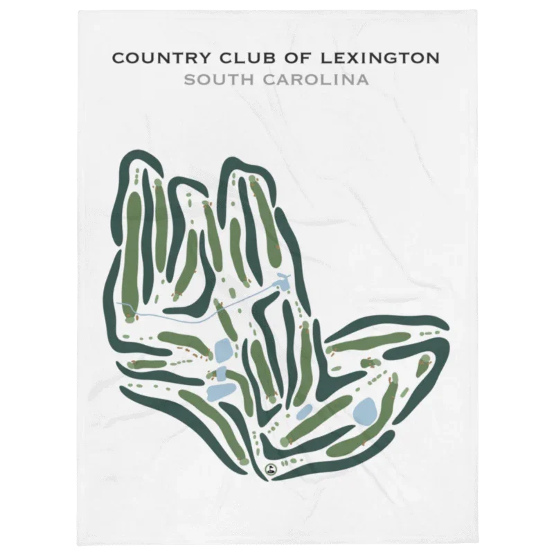 Country Club of Lexington, South Carolina - Printed Golf Courses
