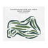 Courthouse and Jail Rock Golf Course, Nebraska - Printed Golf Courses