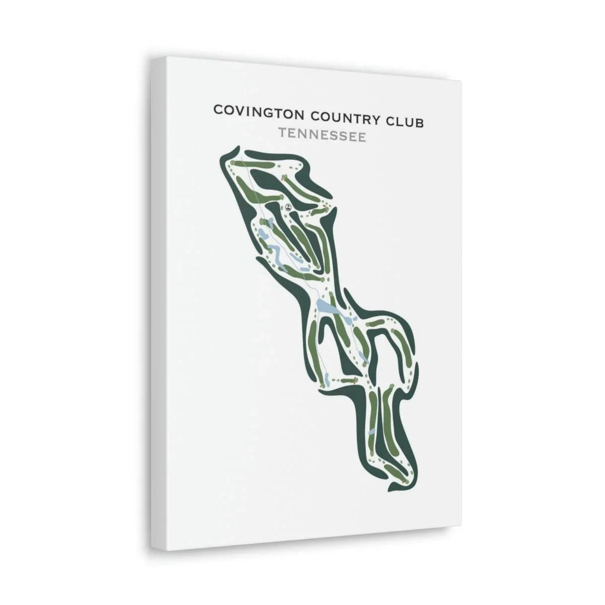 Covington Country Club, Tennessee - Printed Golf Courses