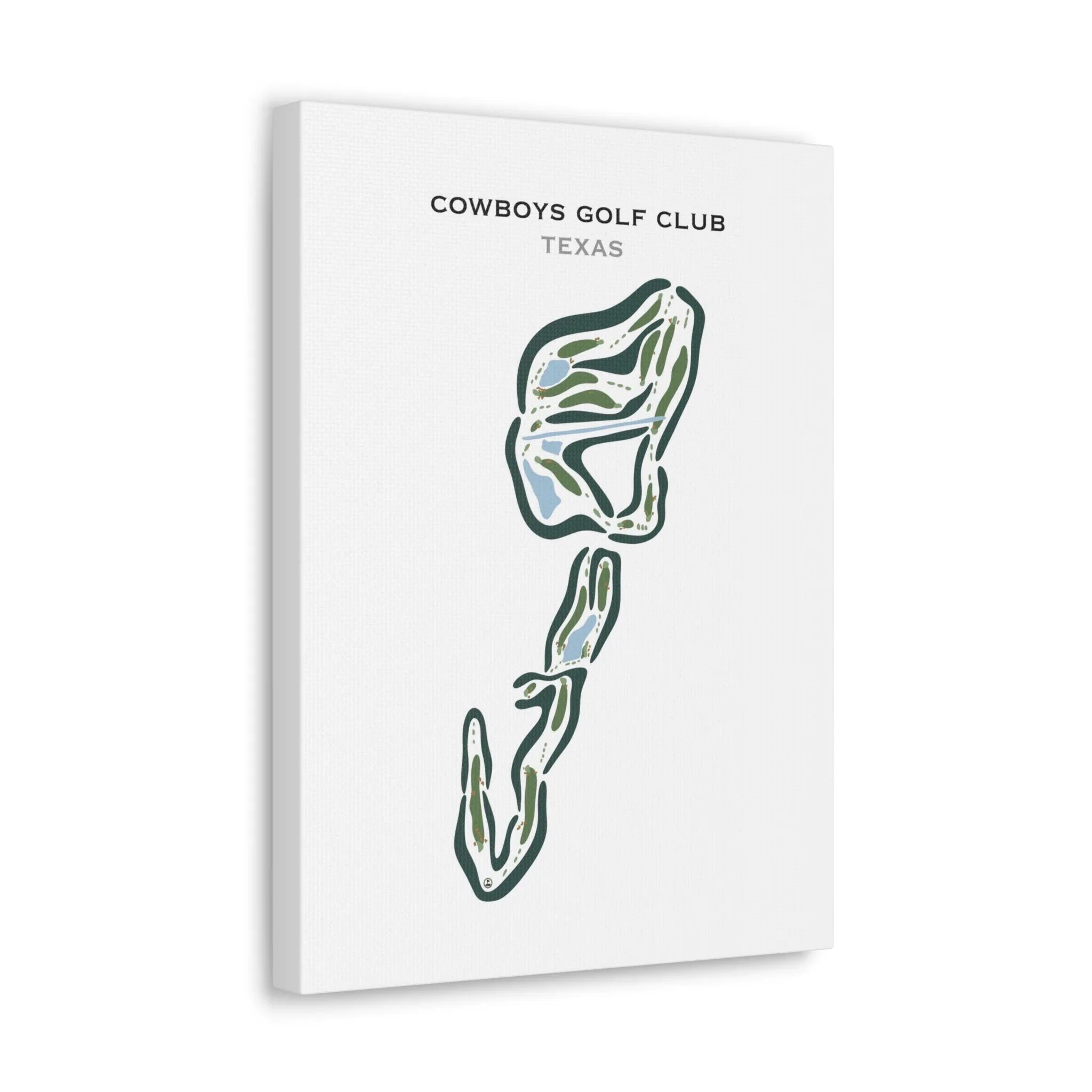 Cowboys Golf Club, Texas - Printed Golf Courses