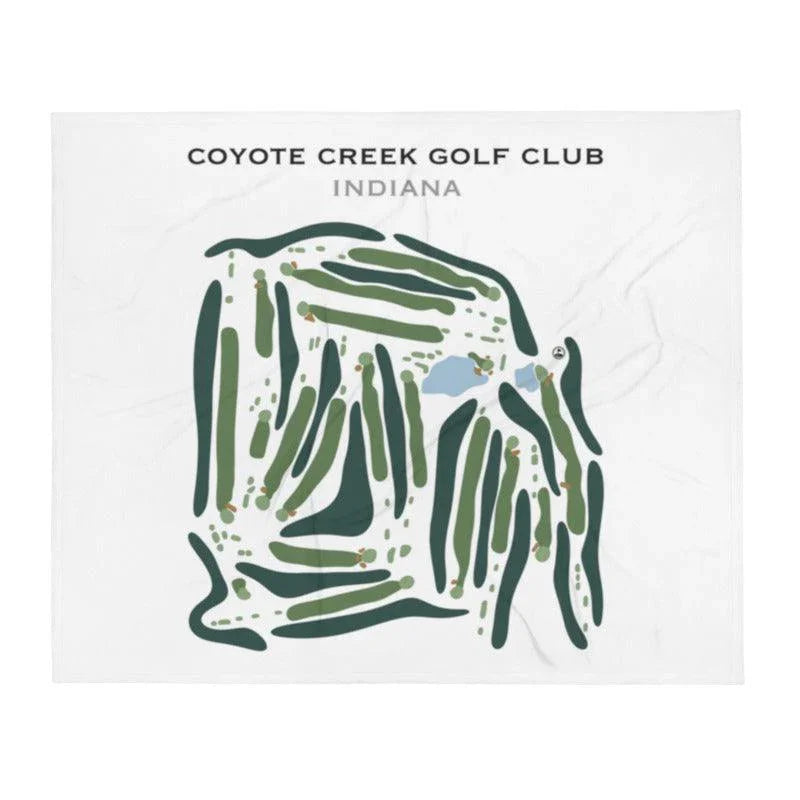 Coyote Creek Golf Club, Indiana - Printed Golf Course