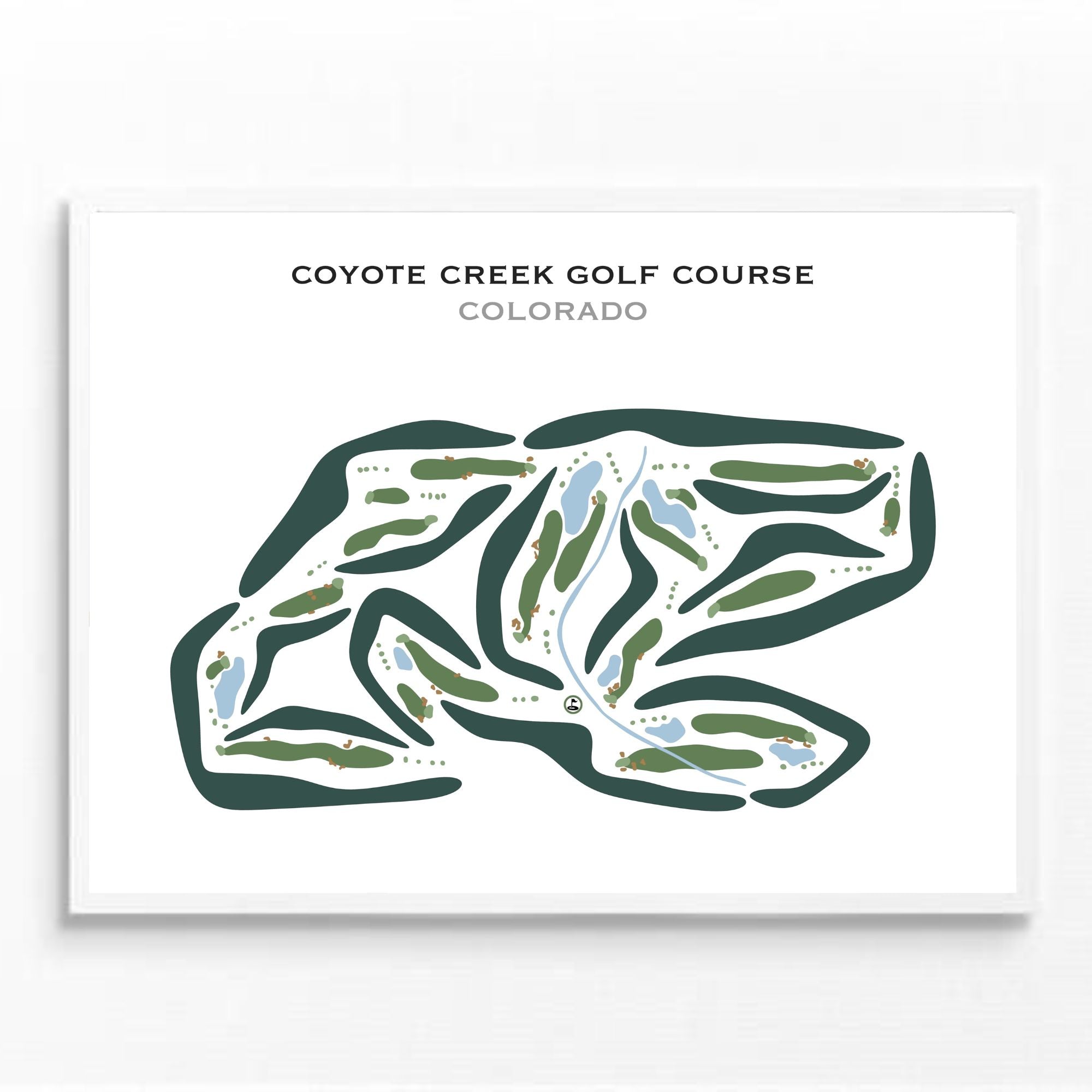 Coyote Creek Golf Course, Colorado - Printed Golf Courses