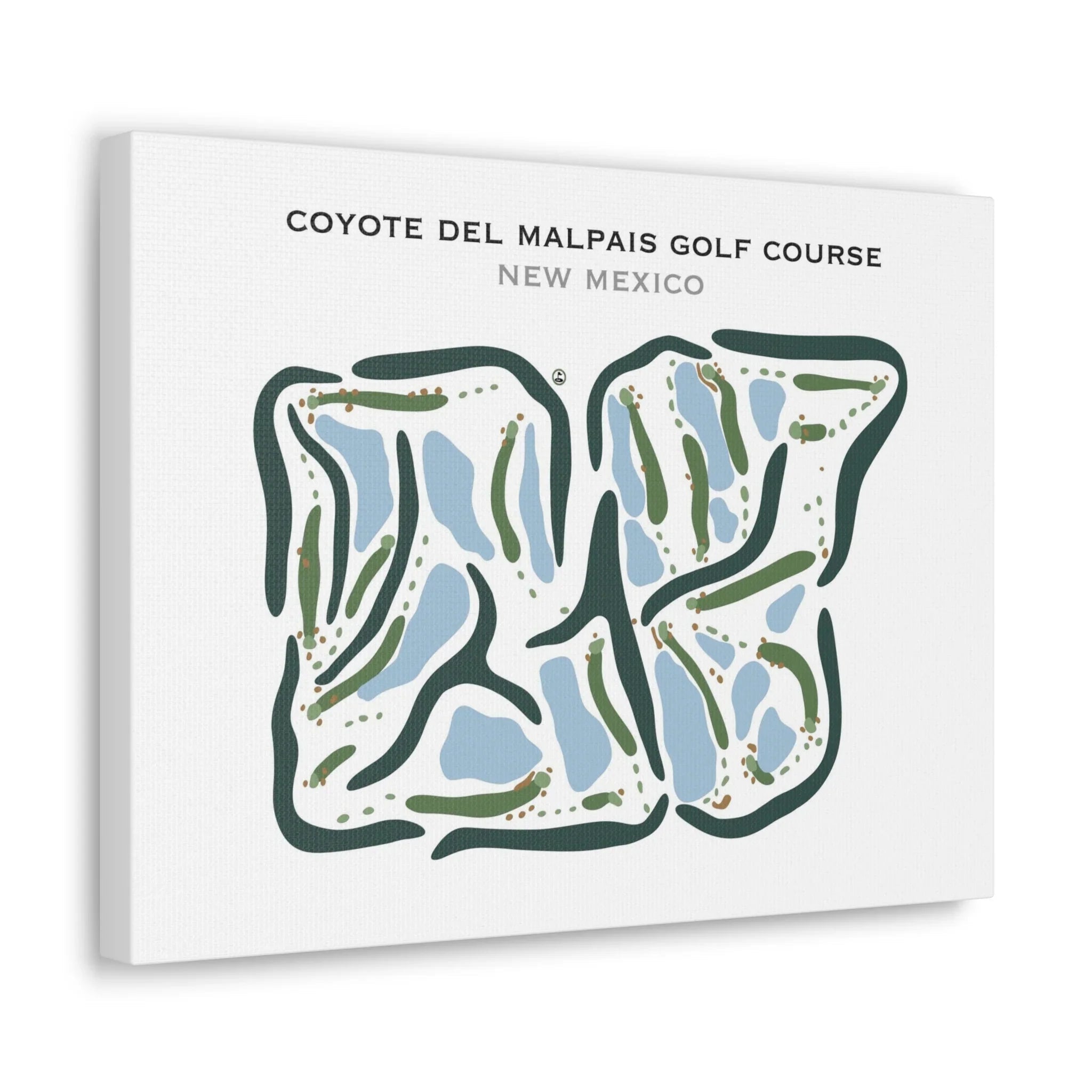 Coyote Del Malpais Golf Course, New Mexico - Printed Golf Courses