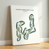 Coyote Ridge Golf Course, Texas - Printed Golf Course