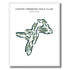 Coyote Crossing Golf Club, Indiana - Printed Golf Course