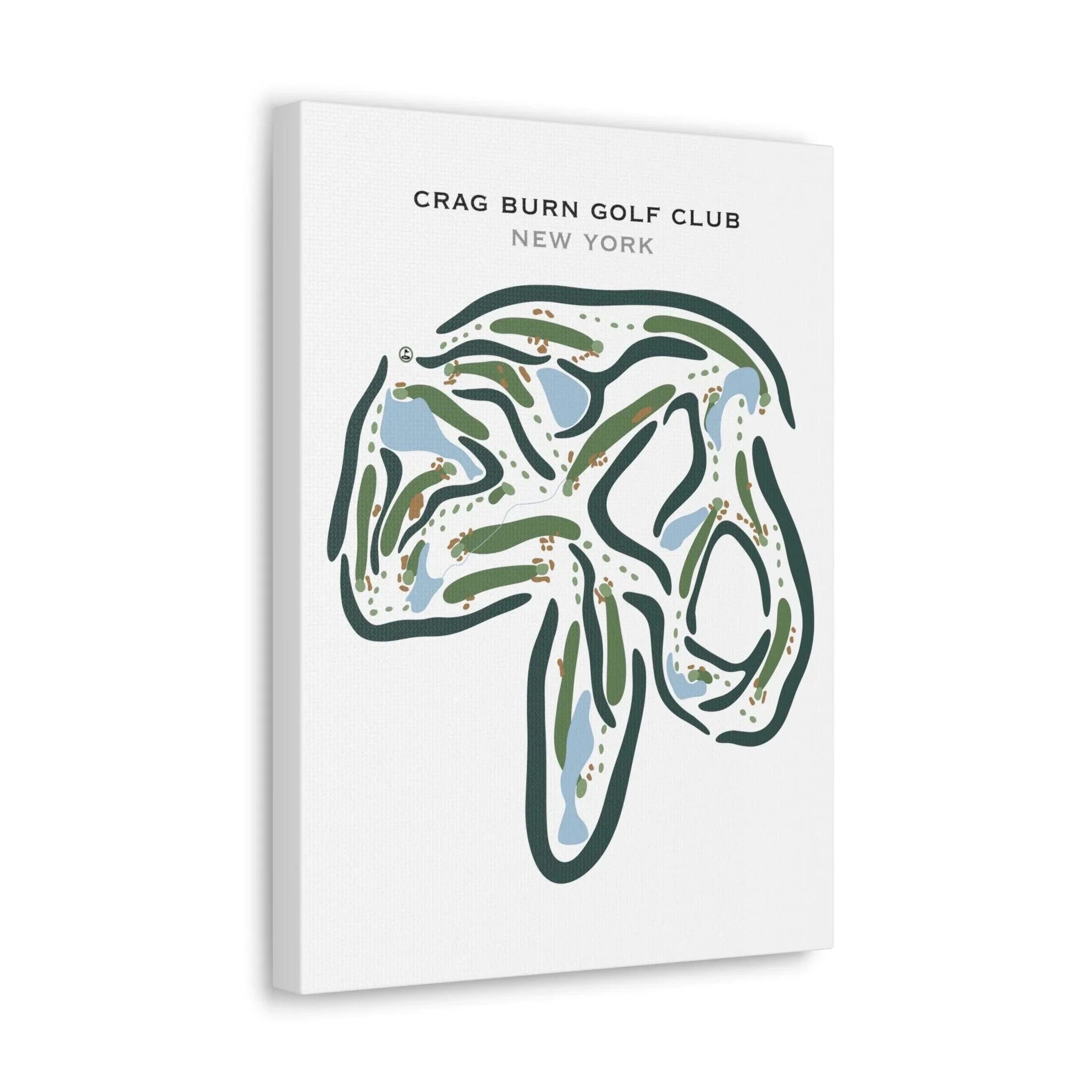 Crag Burn Golf Club, New York - Printed Golf Courses