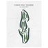 Craig Golf Course, Alabama - Printed Golf Course