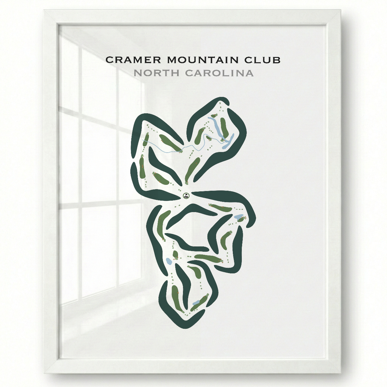 Cramer Mountain Club, North Carolina - Printed Golf Courses