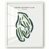 Crane Country Club, Texas - Printed Golf Courses