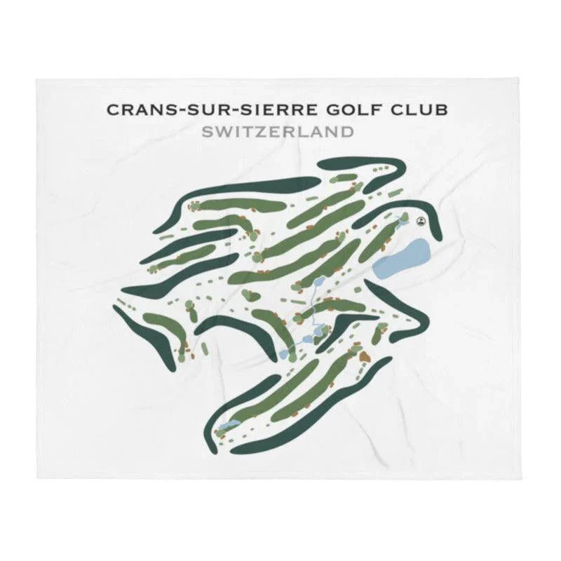 Crans-sur-Sierre Golf Club, Switzerland - Printed Golf Course
