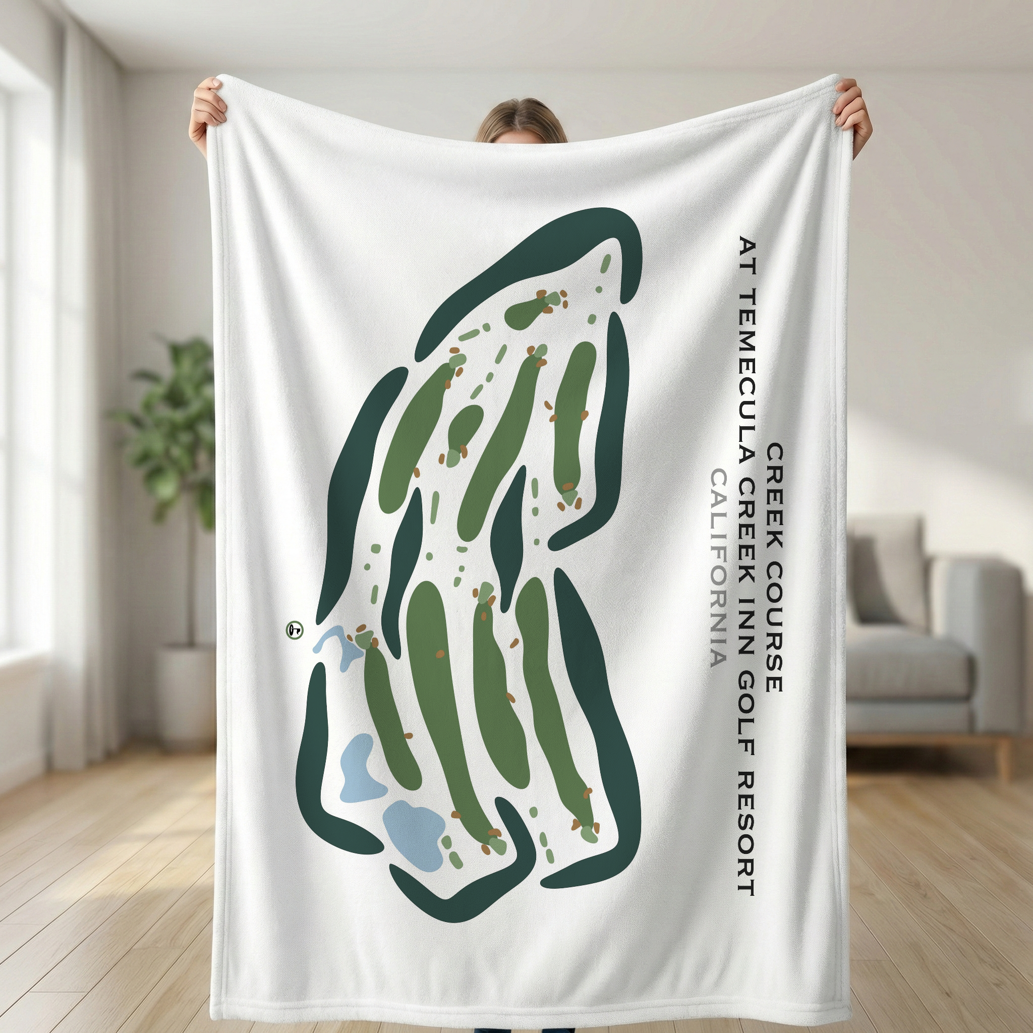 Creek Course at Temecula Creek Inn Golf Resort, California - Printed Golf Courses