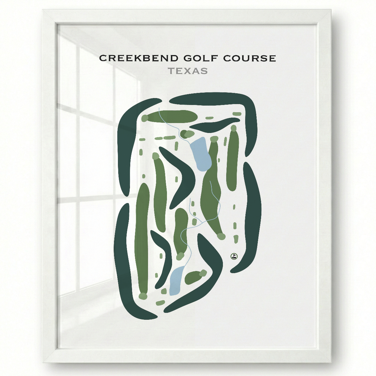 Creekbend Golf Course, Texas - Printed Golf Courses