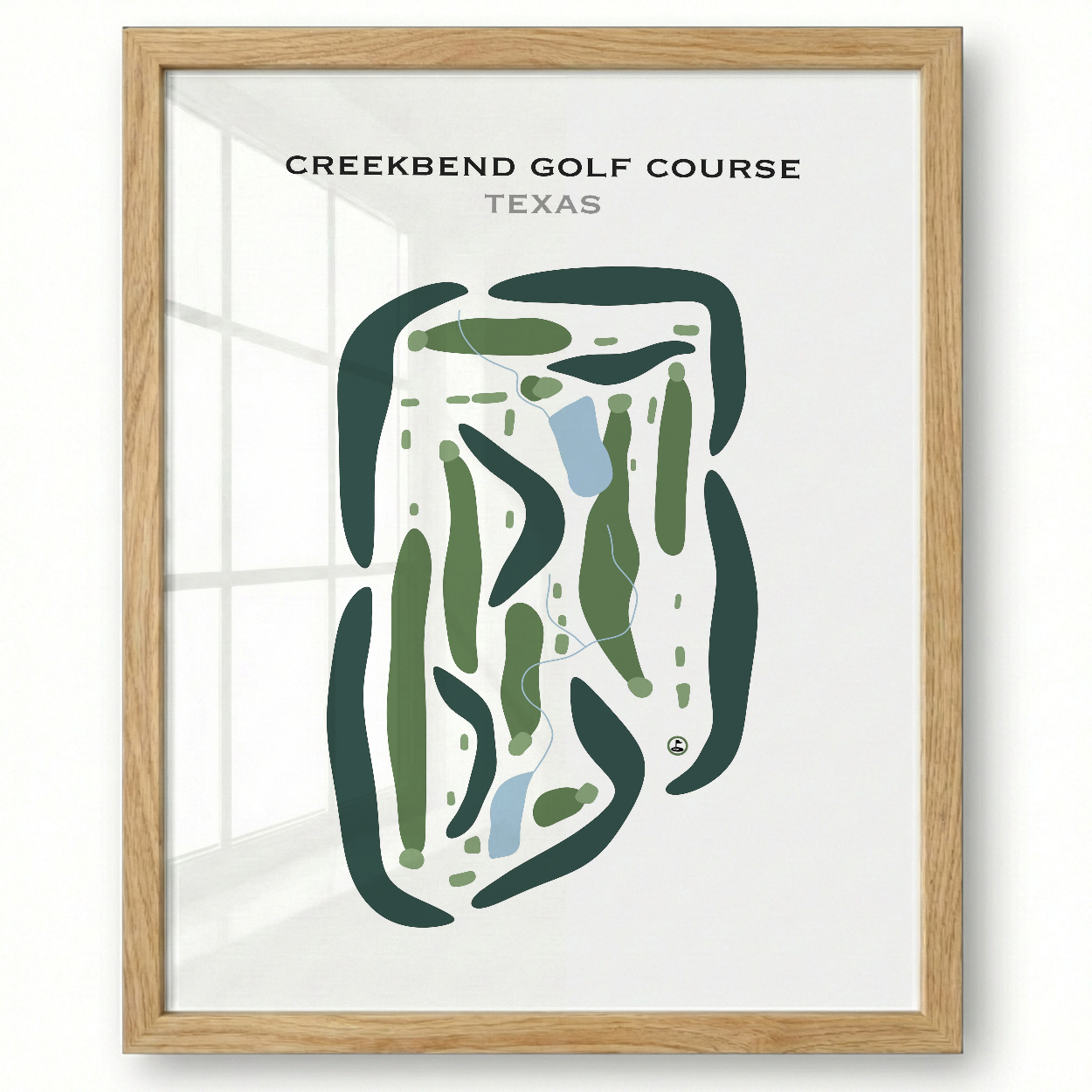 Creekbend Golf Course, Texas - Printed Golf Courses