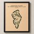 Creekside Course at Timber Creek Golf Club, Texas - Printed Golf Courses