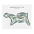Creekside Golf Club, Oregon - Printed Golf Courses
