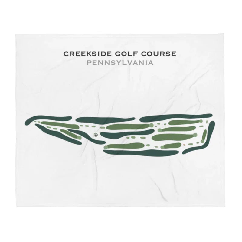 Creekside Golf Course, Pennsylvania - Printed Golf Course