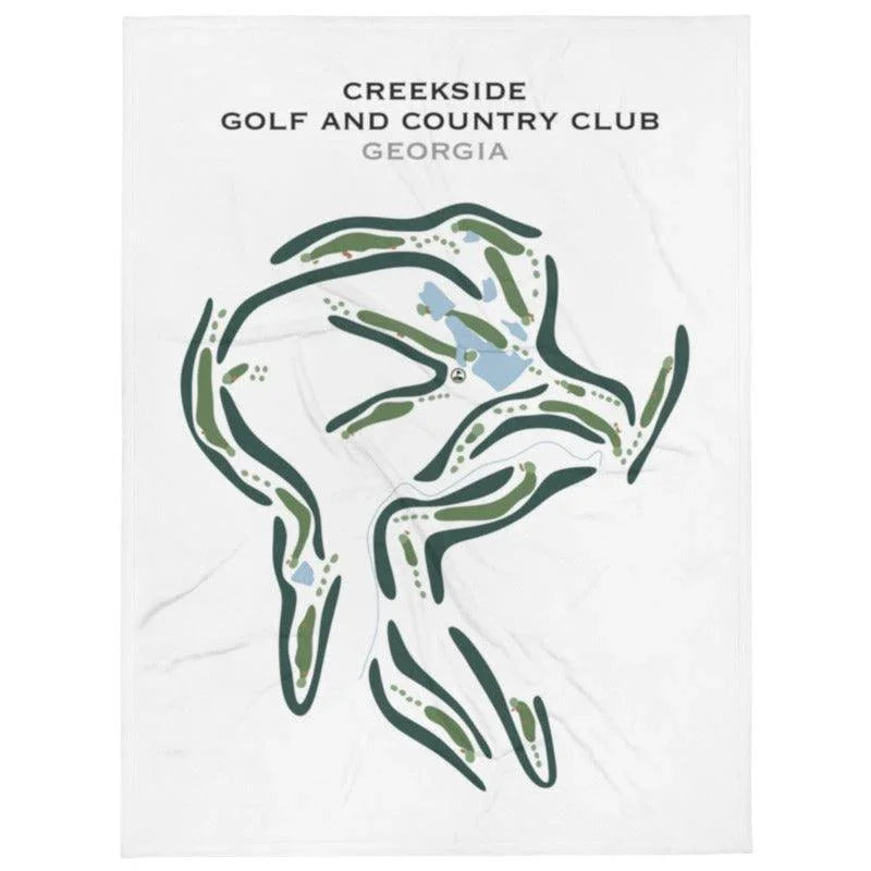 Creekside Golf & Country Club, Georgia - Printed Golf Courses