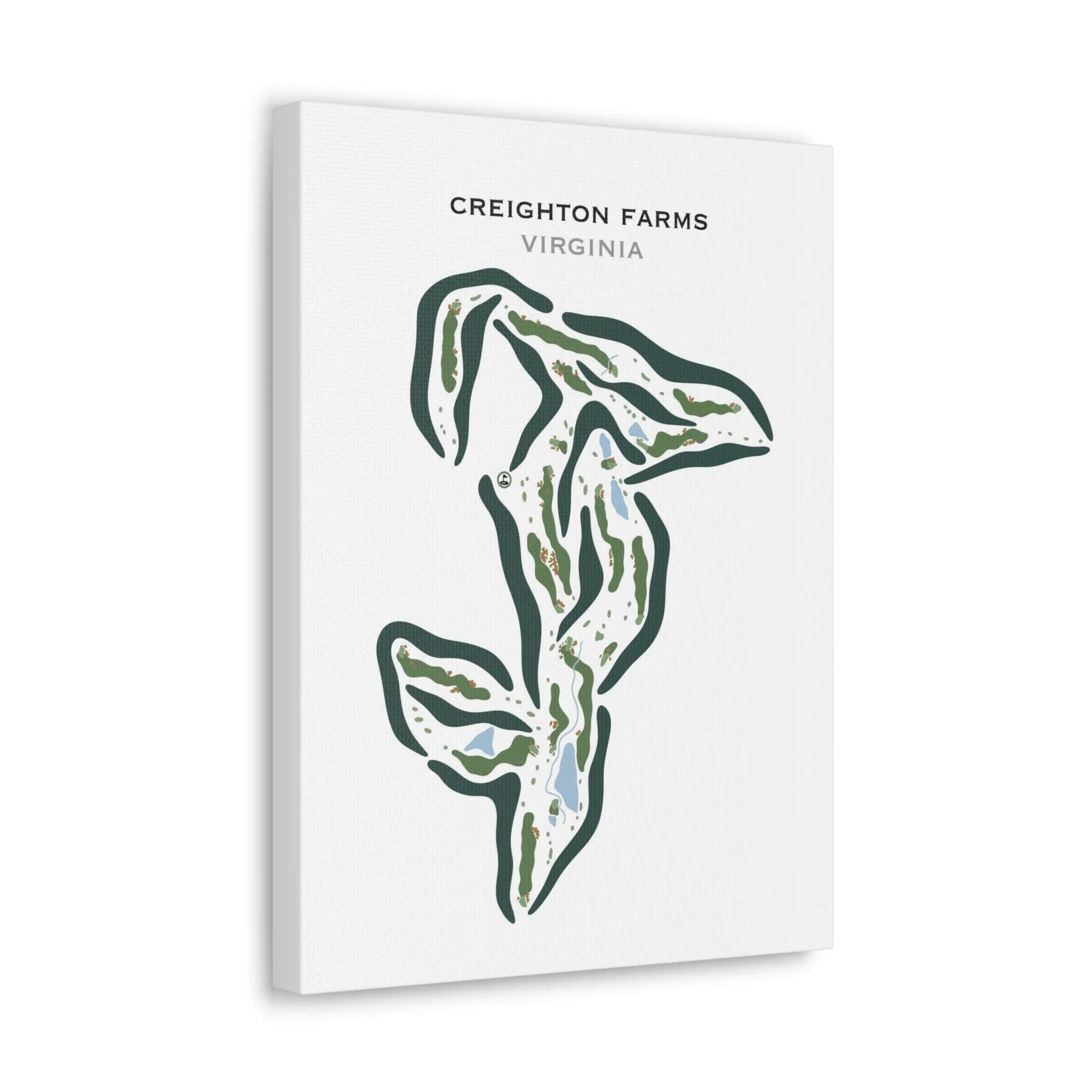 Creighton Farms, Virginia - Printed Golf Courses